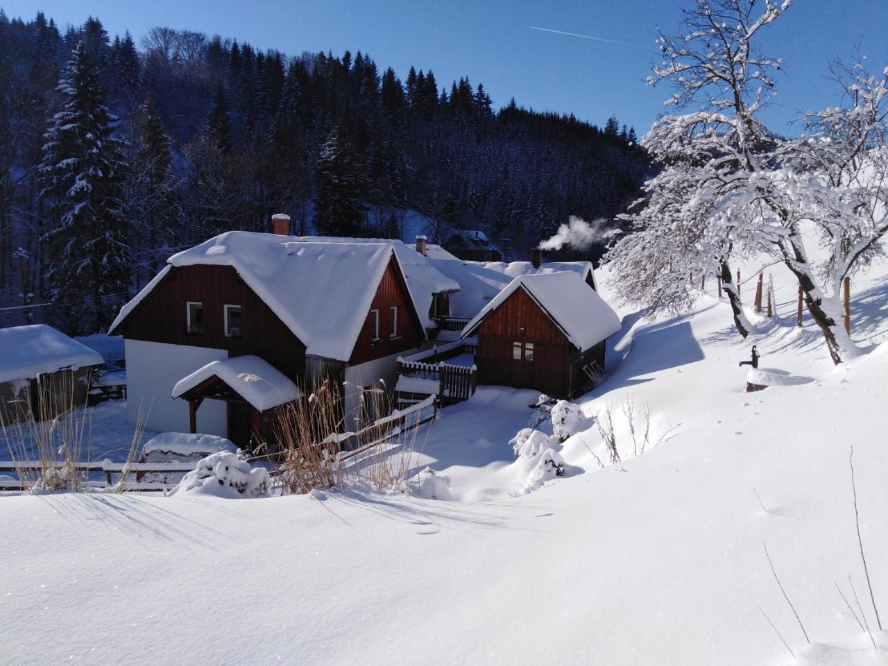 Hotel U Veselé lišky Hutisko Exterior foto